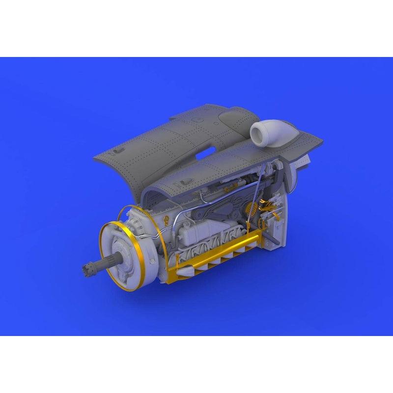 1/48 Bf 109G-6 Engine & Fuselage Guns (Eduard)