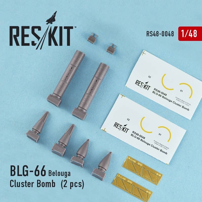 1/48 BLG-66 Belouga Cluster Bomb (2 pcs) (Mirage F.1, Mirage 2000, Sepecat Jaguar)