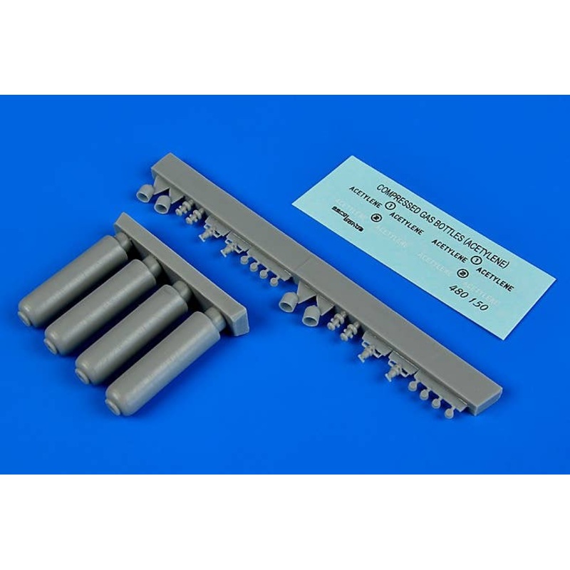 1/48 Compressed Gas Bottles - Acetylene