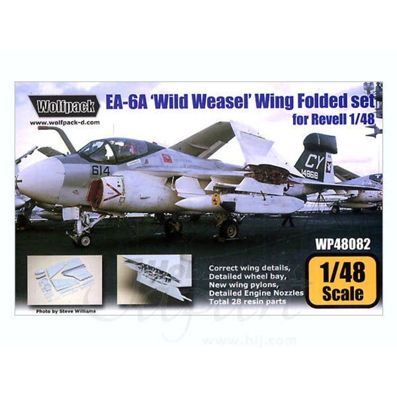 1/48 EA-6A Intruder Wild Weasel Wing Folded Set (for Revell)
