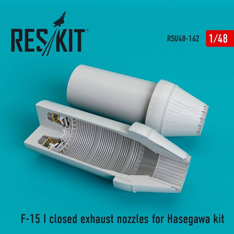 1/48 F-15 (I) closed exhaust nozzles for Hasegawa Kit