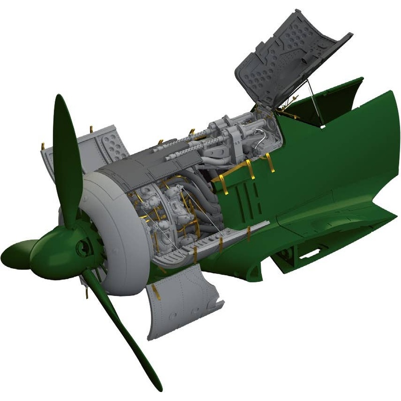 1/48 Fw 190A-4 Engine & Fuselage Guns (for Eduard)