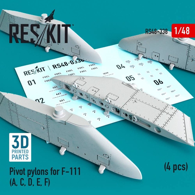 1/48 Pivot pylons for F-111 (A, C, D, E, F) (4 pcs)