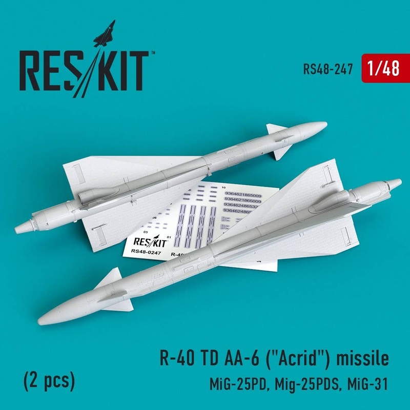 1/48 Russia R-40Td Infrared Guided Air-To-Air Missile (2 pcs)