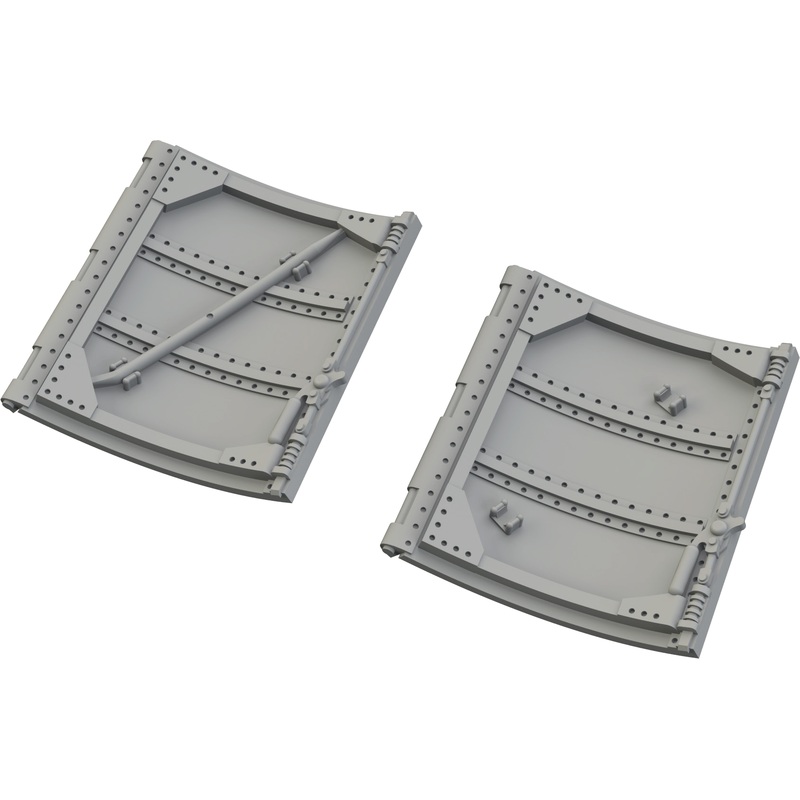 1/48 Spitfire Mk.VIII/IX Cockpit Door (for Eduard)