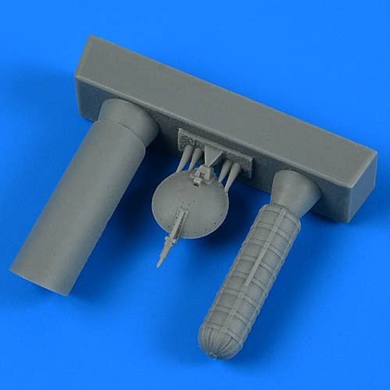 1/48 Su-25 Frogfoot open airbrake parachute