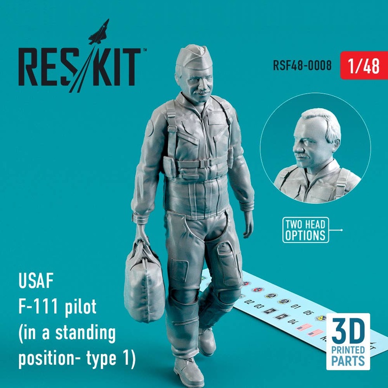 1/48 USAF F-111 pilot (in a standing position- type 1) (3D Printing)