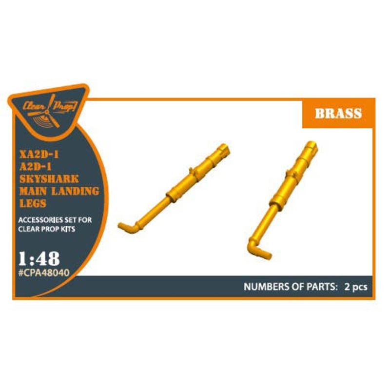 1/48 XA2D-1, A2D-1 Skyshark main landing legs for CP kits