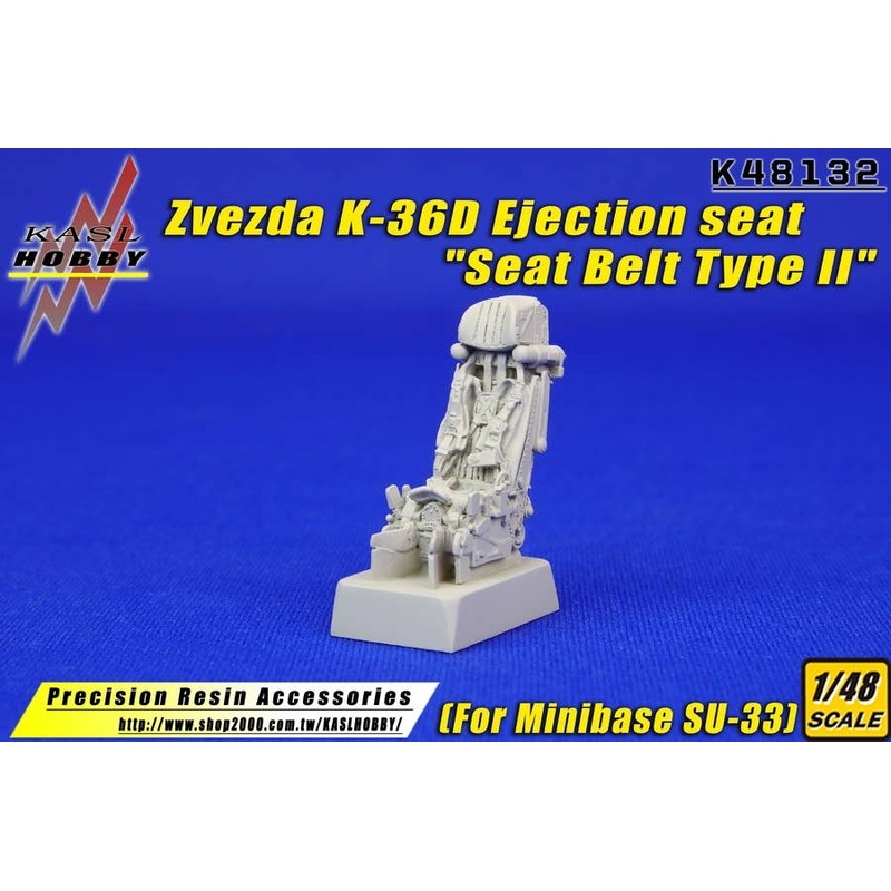 1/48 Zvezda K-36D Ejection seat "Seat Belt Type II"  (for Minibase Su-33)