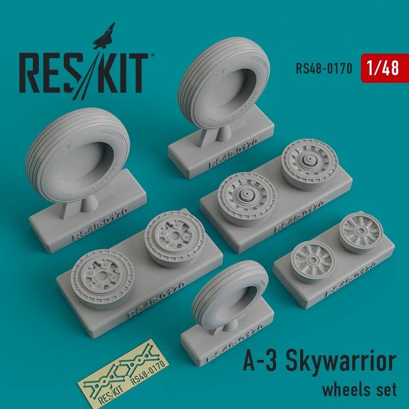 1/48 A-3 Skywarrior Wheels Set