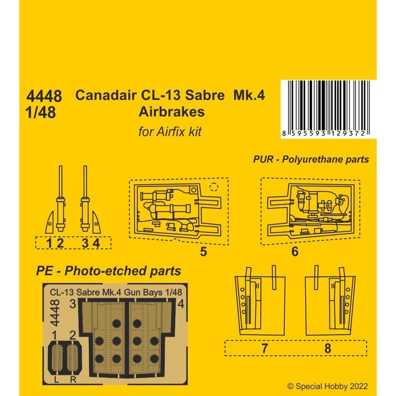 1/48 Canadair CL-13 Sabre Mk.4 Airbrakes
