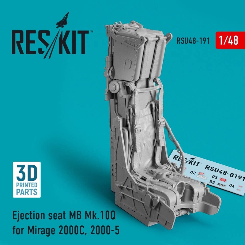 1/48 Ejection seat MB Mk.10Q for Mirage 2000C, 2000-5 (3D printing)