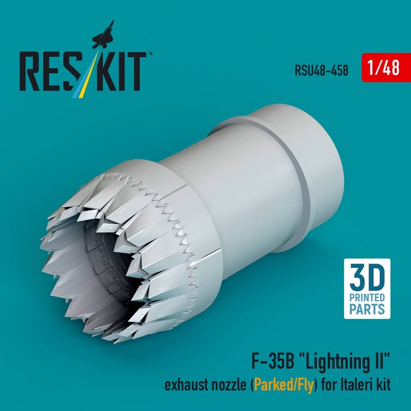 1/48 F-35B Lightning II exhaust nozzle (Parked/Fly) for Italeri kit