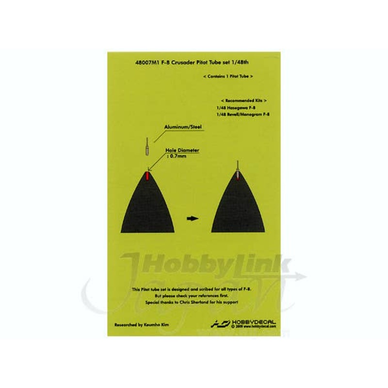 1/48 F-8 Crusader Pitot Tube Set
