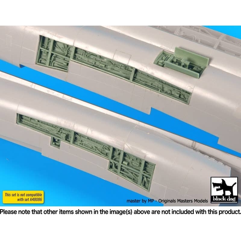 1/48 F4J Phantom Side Electronics (for Hasegawa)