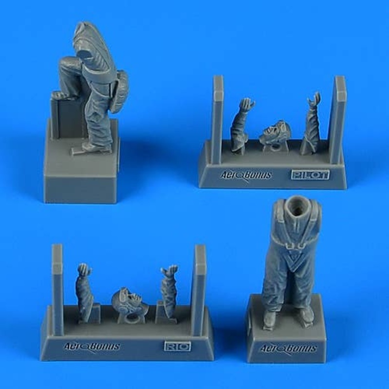 1/48 German WWII Pilot & Radioman for Fokker G-1