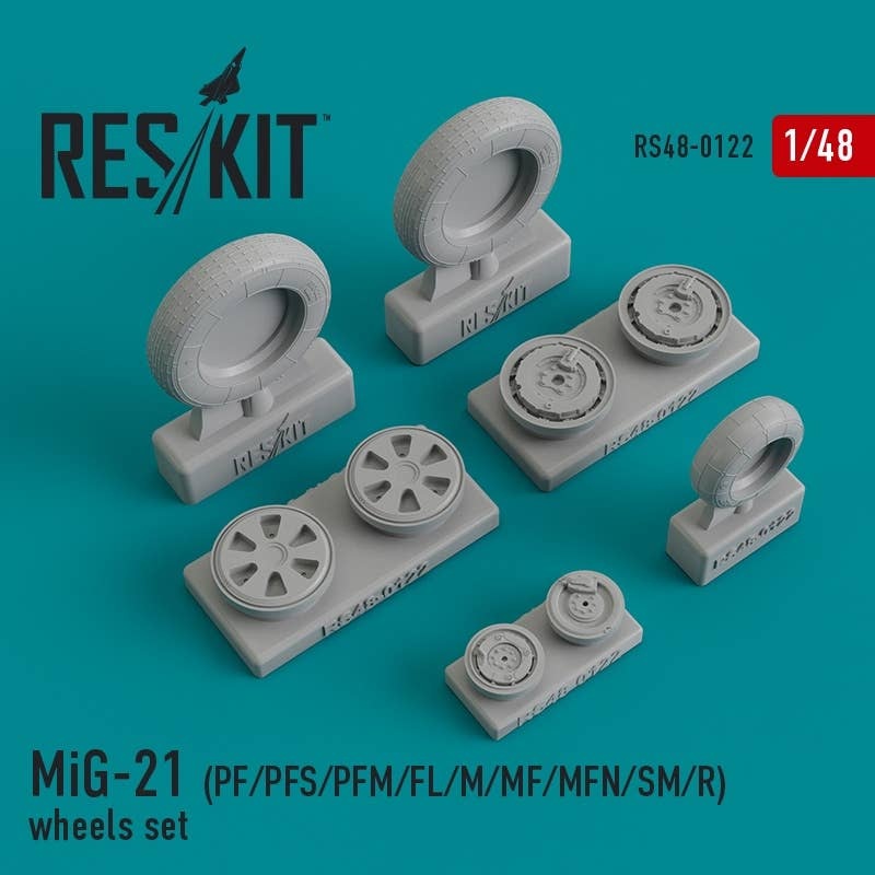 1/48 MiG-21 (PF/PFS/PFM/FL/M/MF/MFN/SM/R) Wheels Set