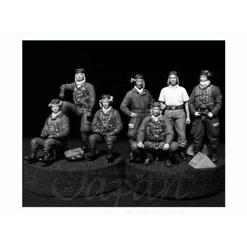 1/48 Rabaul Zero Fighter Pilots (7pcs)