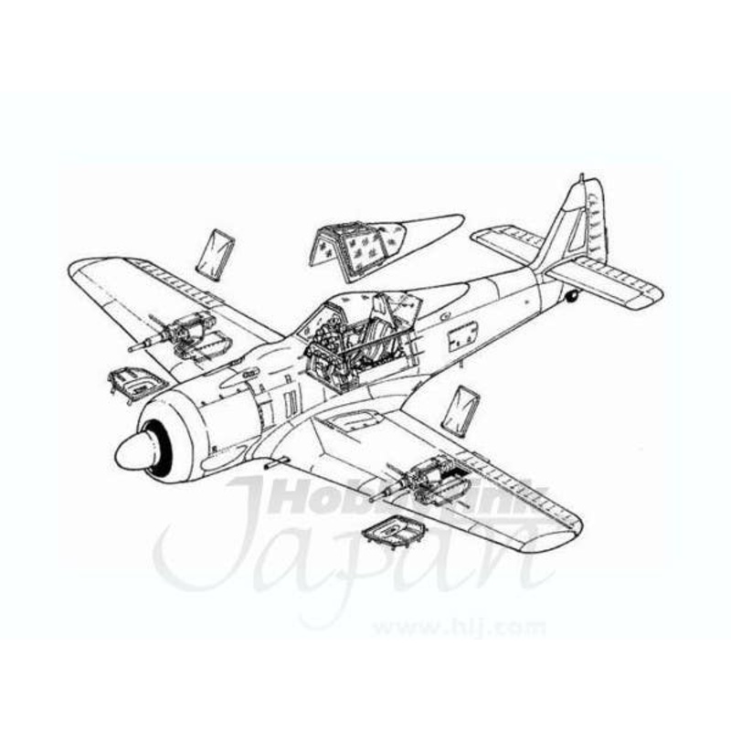 1/48 Ramjager Conversion Set for Tamiya Fw-190 F8