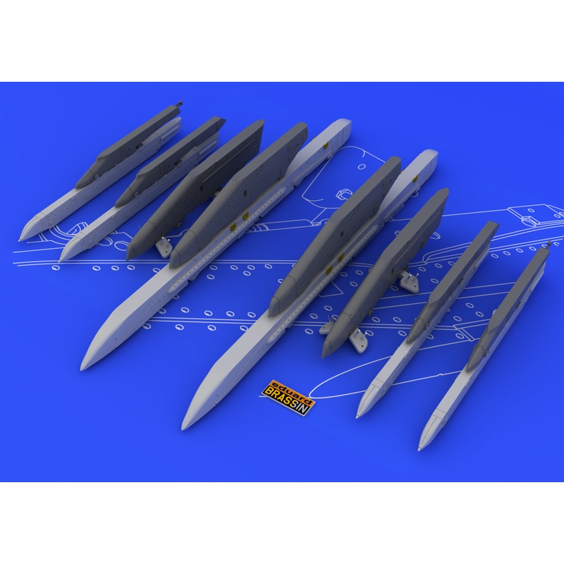 1/48 Su-25K Wing Pylons (for Smer)