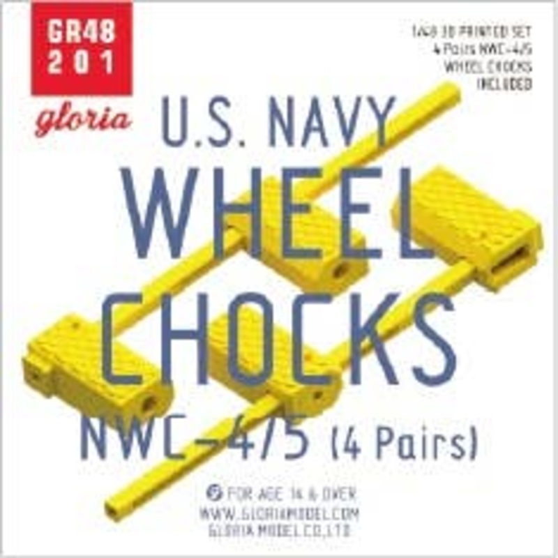 1/48 Aircraft Wheel Chock for US Navy