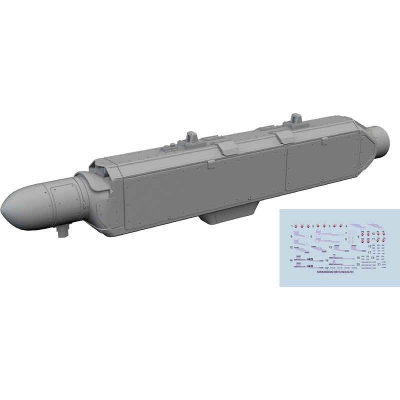 1/48 AN/ALQ-131 (Shallow) ECM Pod