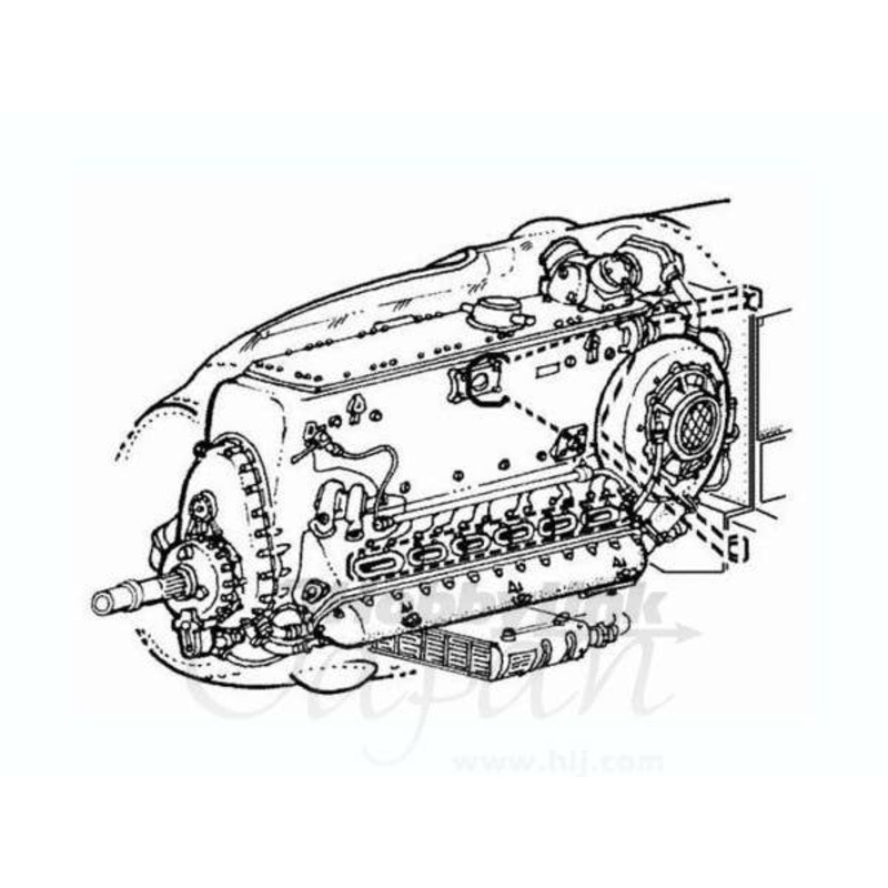 1/48 Bf109E Engine Set for Tamiya