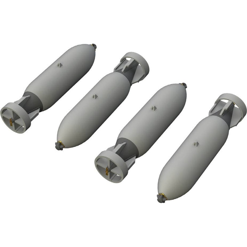 1/48 British 500lb Bombs (4pcs)