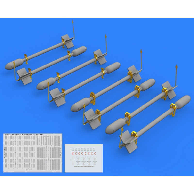 1/48 British Rocket Projectiles RP-3 60lb S.A.P. (6pcs)