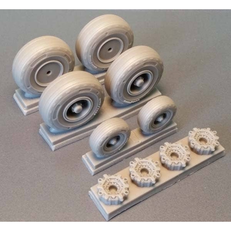 1/48 C-130 Wheel Set (with Disc Brakes)