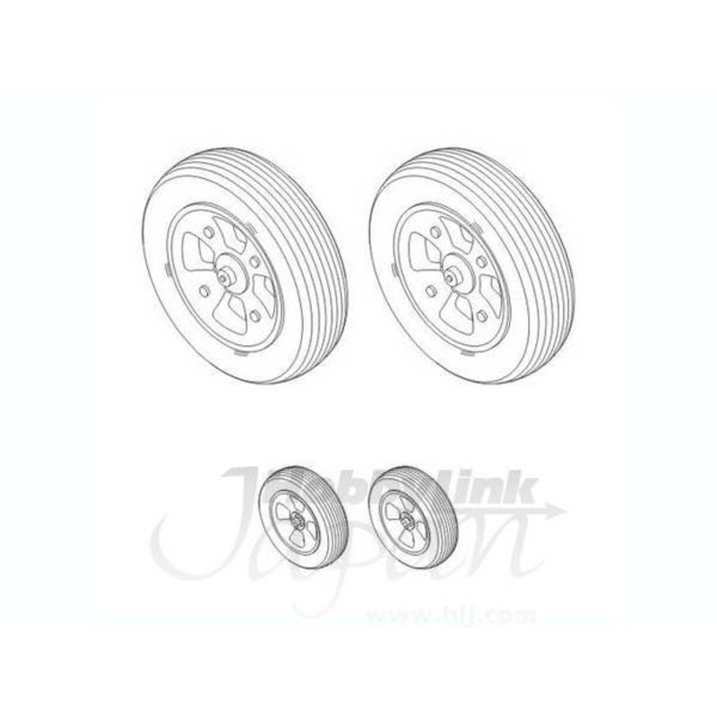 1/48 Camberra Bomber Version Wheels Set (for Airfix/Classic Airframes)