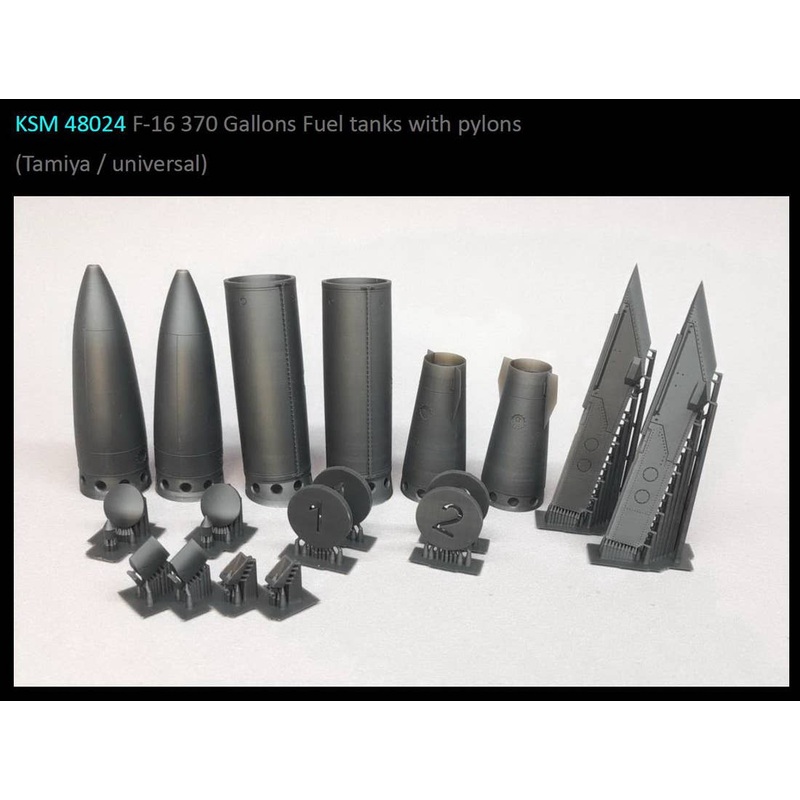 1/48 F-16 370-gal fuel tanks