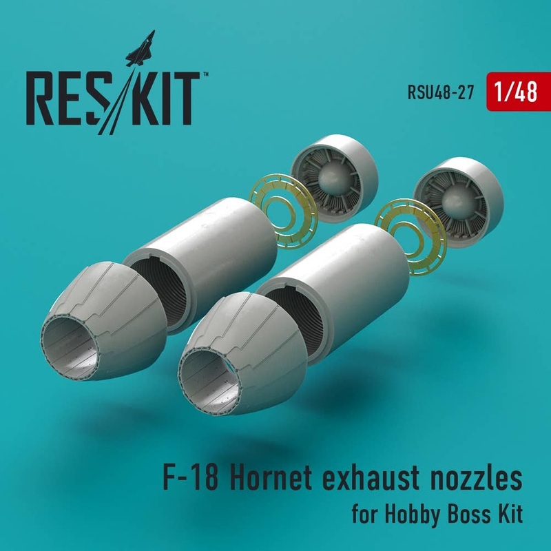 1/48 F-18 Hornet Exhaust Nozzles (for Hobby Boss)