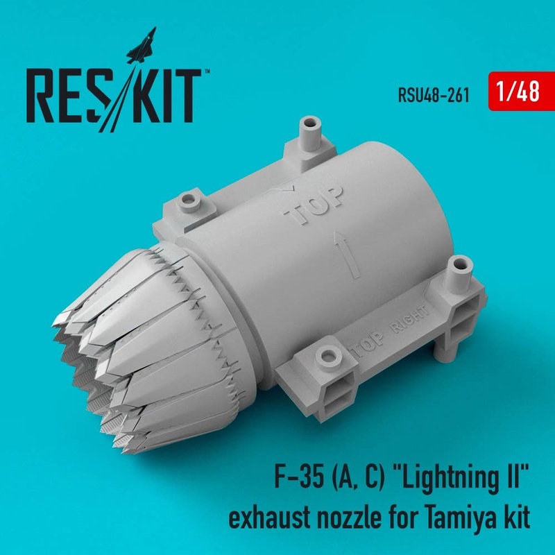 1/48 F-35 (A, C) Lightning II exhaust nozzle for Tamiya kit