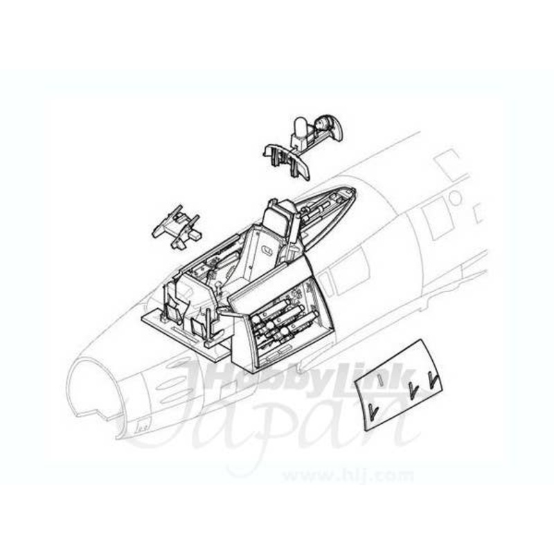 1/48 F-86 Sabre interior set for Hasegawa