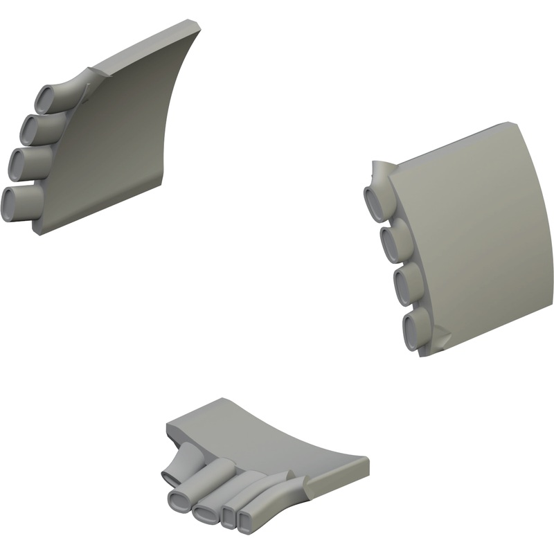 1/48 Fw 190A Exhaust Stacks (for Eduard)