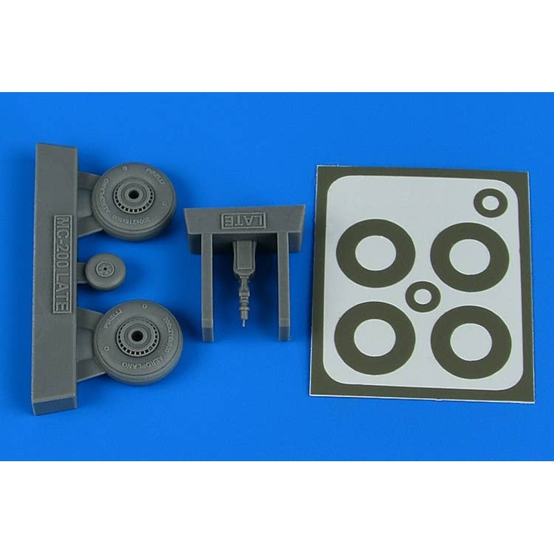 1/48 Macchi Mc.200 - Late Wheels & Paint Masks (for Italeri)