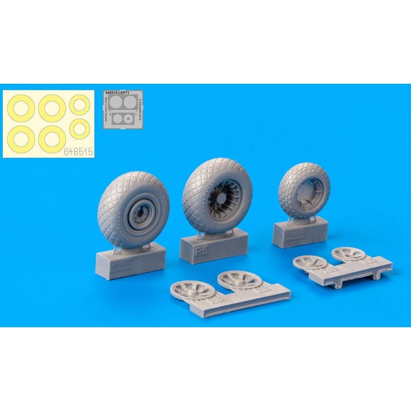 1/48 P-38F/G Wheels (for Tamiya)