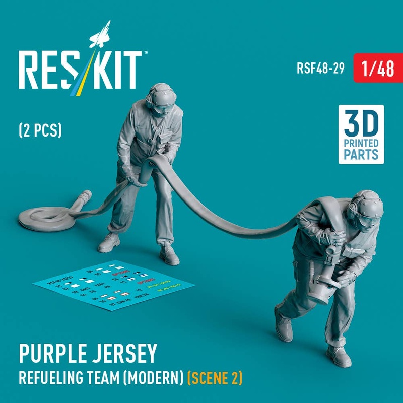 1/48 Purple jersey refueling team (modern) (scene 2) (2 pcs)