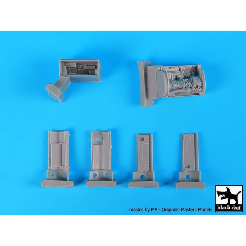 1/48 AH-1W Engine-Electronic (for Italeri)