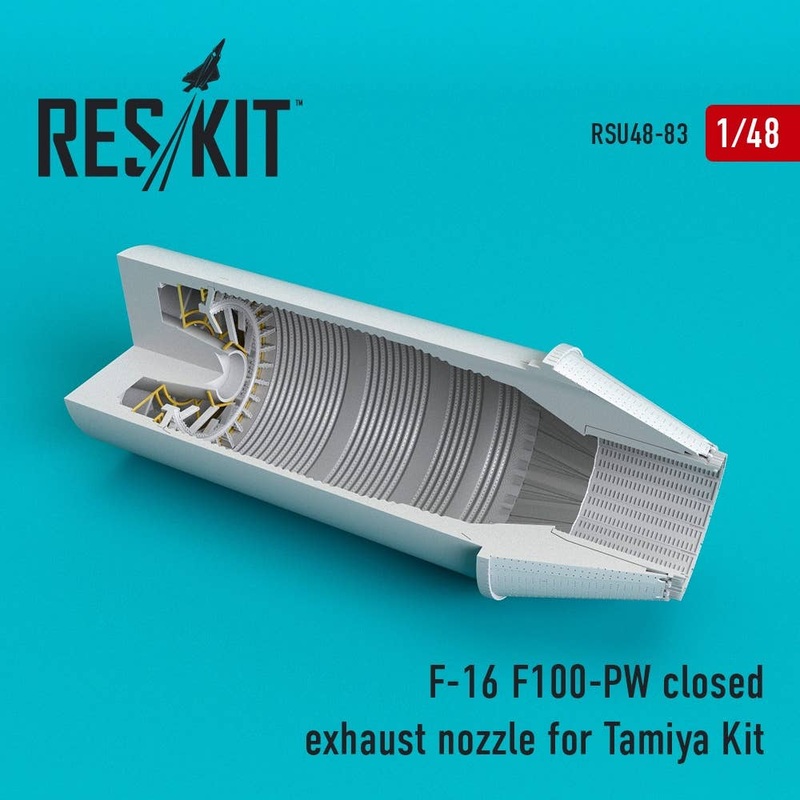 1/48 F-16 F100-Pw Afterburner (Closed) (for Tamiya)
