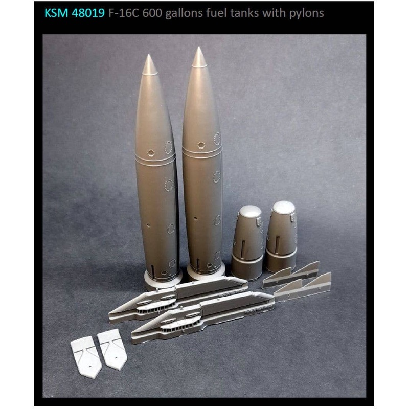 1/48 F-16C 600 gallon fuel tanks