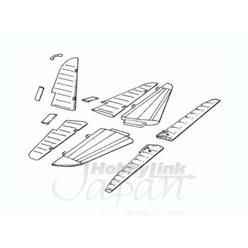 1/48 IL-2m/3 Control Surfaces Set for Accurate Miniatures