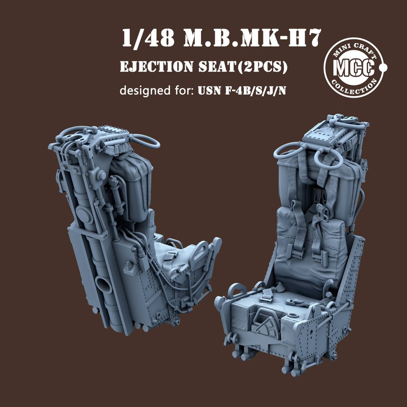 1/48 M.B MK.H7 Ejection Seats-navy type (2pcs)
