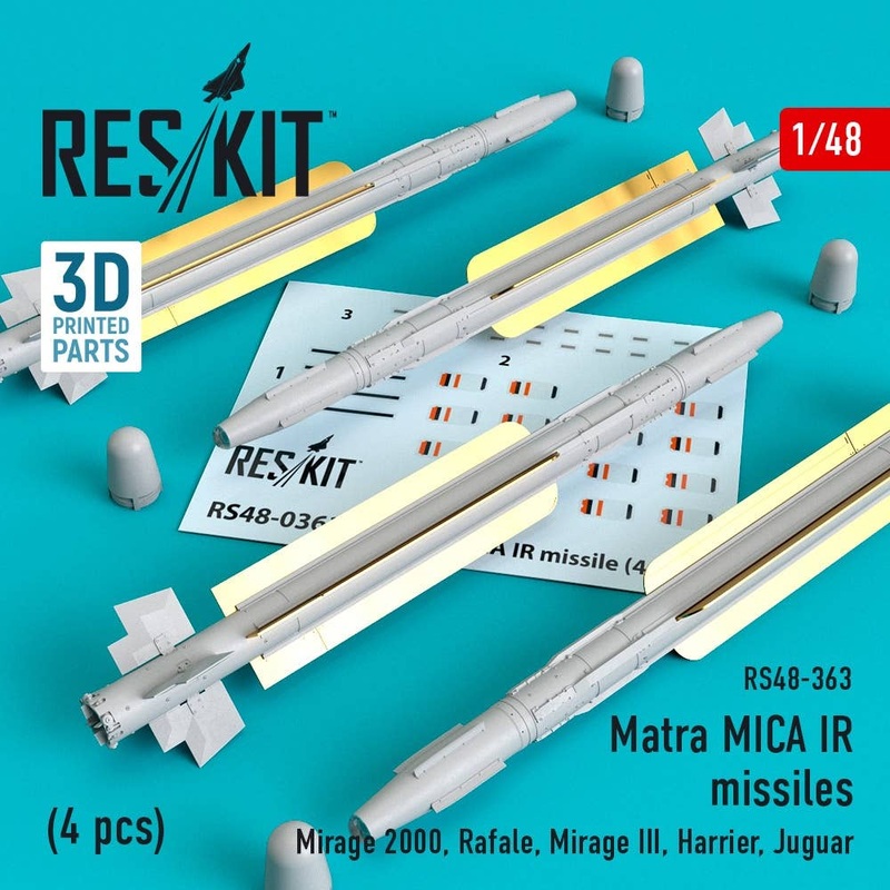 1/48 Matra MICA IR missiles (4 pcs)
