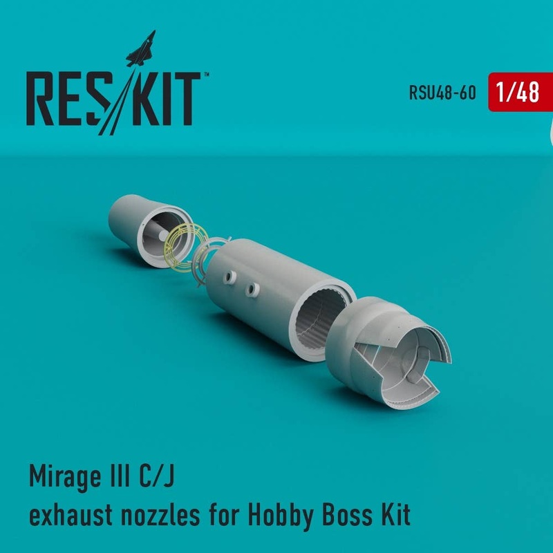 1/48 Mirage III C/J Exhaust Nozzles (for Hobby Boss)