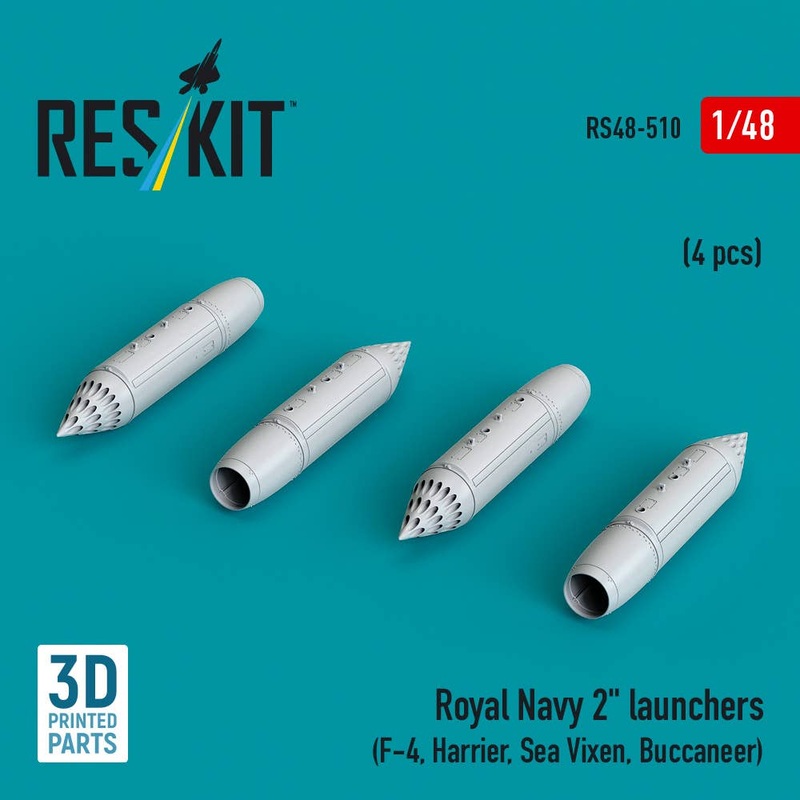 1/48 Royal Navy 2 launchers (4 pcs)