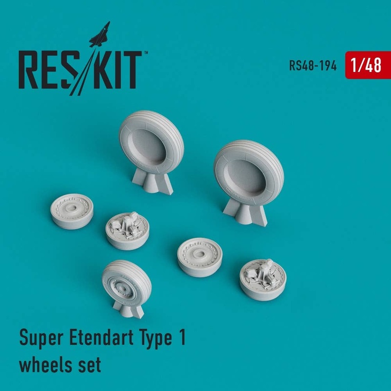 1/48 Super Etendard Type 1 Wheels Set