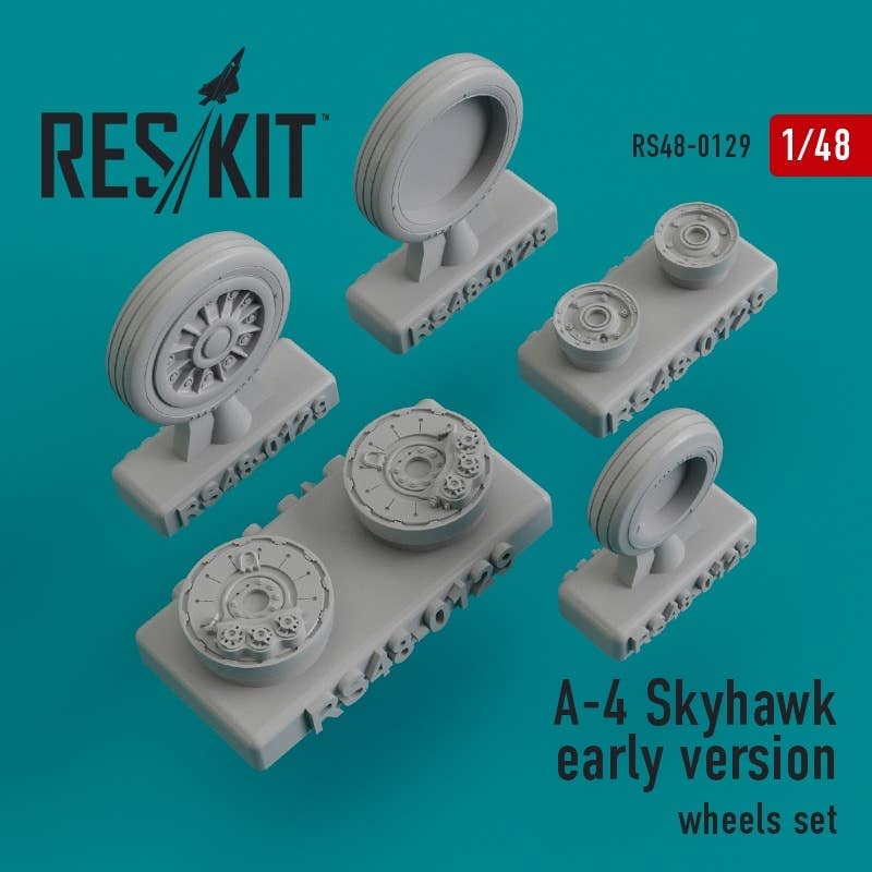 1/48 A-4 Skyhawk Early Version Wheels Set