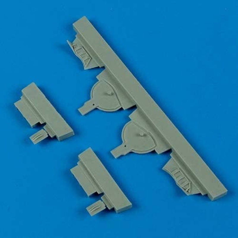 1/48 A6M5 Zero Undercarriage Covers for Hasegawa
